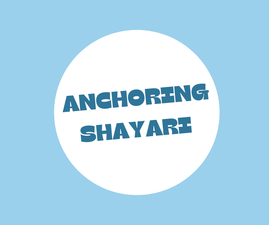 anchoring shayari in hindi