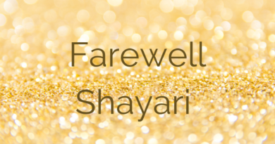 Farewell Shayari